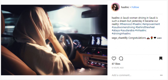 Celebrating Saudi Women Driving 
